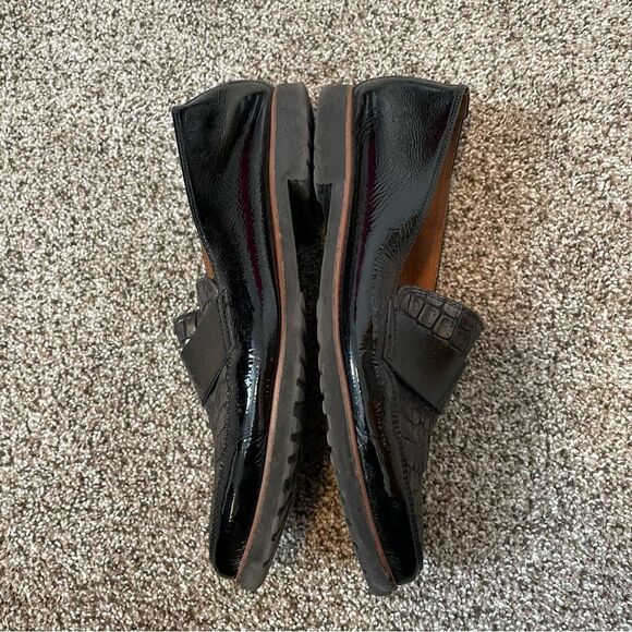 PAUL GREEN Dara Crocodile embossed leather with a copper rub look US 6.5 - Picture 3 of 7